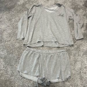 Danskin two piece pajama set